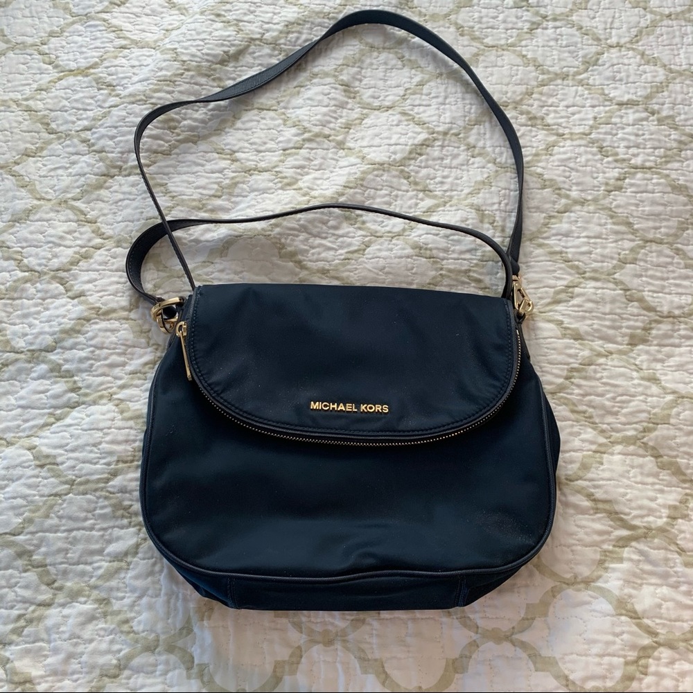 Navy Nylon Michael Kors Bag